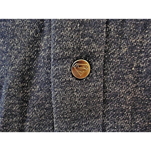 Superman Varsity Jacket Mens Letterman DC Comics Bioworld Coat Size L - Picture 5 of 7